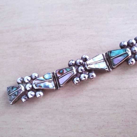 Vintage Jewelry - Del Rio Bracelet Mexico Sterling Silver 925 Bracelet Vintage Stone Bracelet